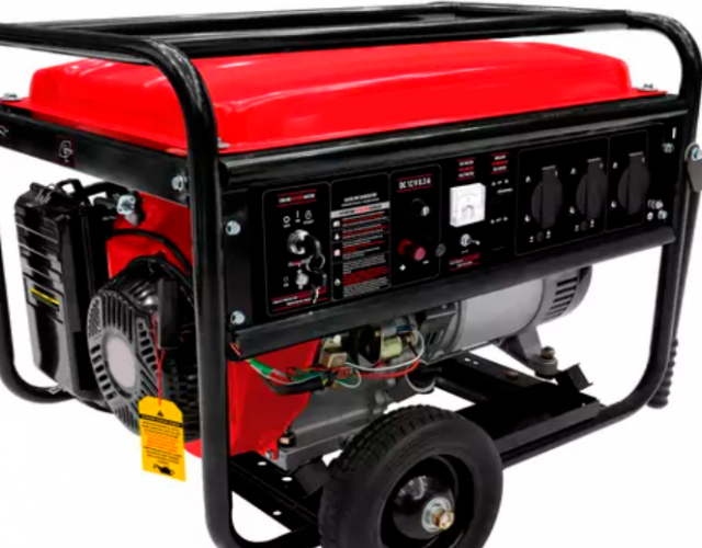 gerador industrial portátil utilizado para fornecimento de energia em operações industriais